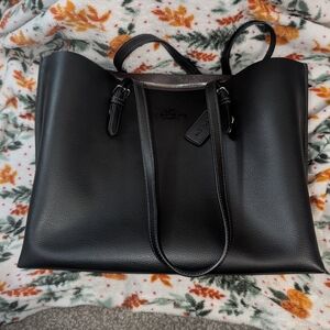 Coach Black Mollie Tote Bag